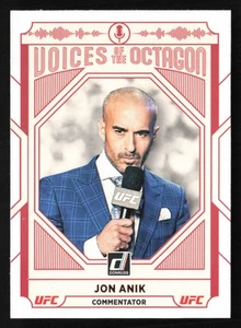 2022 Donruss UFC #222 Jon Anik Voices of the Octagon - Picture 1 of 2