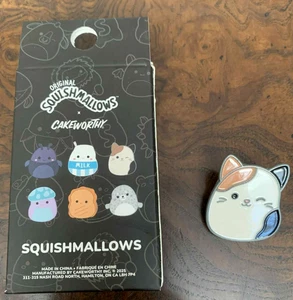 Squishmallows x Cakeworthy   Pin  + BOX  CAMERON CAM THE CAT - Picture 1 of 3