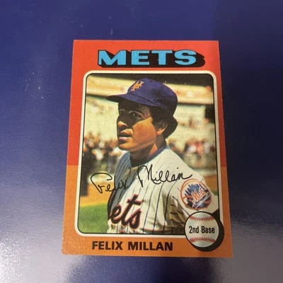 1975 Topps Baseball #644 Felix Milan New York Mets - Image 1 of 2