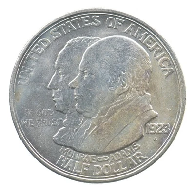 1923-S Monroe Commemorative Half Dollar *6438 - Image 1 of 3