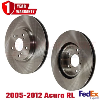 Rotores de freio a disco dianteiro para 2005 2006 2007 2008 2009 2010 2011 2012 Acura RL - Imagem 1 de 4
