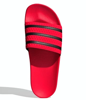NUEVO ADIDAS ORIGINALES HOMBRE ADILETTE TRÉBOL TOBOGANES ~TALLA 10 #JR3619 Foto 1 de 4