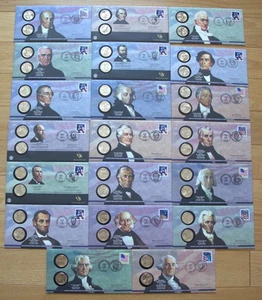 20 US Presidential Golden Dollar Ersttagsbriefe versiegelt ungeöffnet kostenloser Versand! - Bild 1 von 6