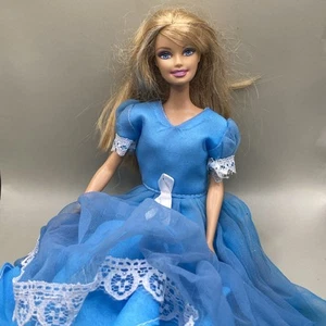 Barbie Collectibles Puppe Spielzeug 1999 Mattel blaues Kleid selten biegsame Beine Vintage - Bild 1 von 4