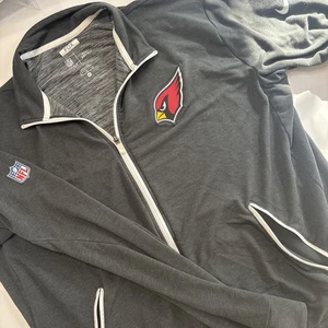 Nike Arizona Cardinals NFL On Field Full Zip Up Grey Jacket DriFit Size XL - Picture 1 of 6