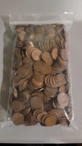 5 Lbs Wheat Cents Pennies ~750 Coins Mixed Dates 1909–1958 Bulk Lot Collectibles - Picture 1 of 2