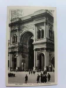  MAILAND FASSADE GALERIE VITTORIO EMANUELE ALTE POSTKARTE VERSCHICKT 1930 - Bild 1 von 4