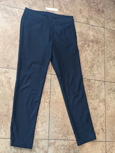 Lululemon Mens ABC Pant Classic 33x34 Dark Blue Warpstreme Stretch Pants Trouser - Picture 1 of 6