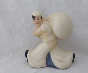 1940s McCoy Pottery Sailor The Seaman's Bank For Savings Coin Bank - Picture 1 of 9