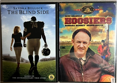 The Blind Side / Hoosiers (2 DVDs - 2009, 1986) - Image 1 of 3