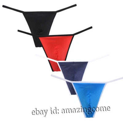 Men Brazilian G-String Posing Thong Underwear Male Secret Back Choice Hot Shots - Image 1 of 4