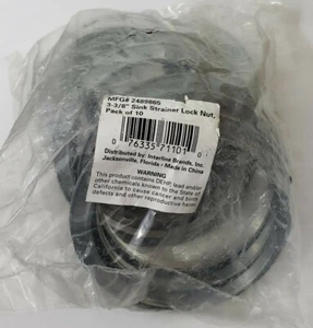 10 Pack Sink Strainer Locknuts 3 3/8" - Picture 1 of 2