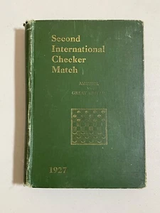Second International Checkers Match America Great Britain 1927 First HB Green - Bild 1 von 7