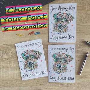 Tarjeta de felicitación Schnauzer personalizada, tarjeta de cumpleaños personalizada para amante de perros - Imagen 1 de 13