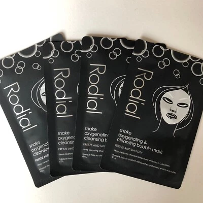 Rodial set x 4 Snake cleansing bubble masks - Image 1 of 3