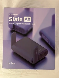 GL-AXT1800 Slate AX Portable Gigabit Router Wi-Fi 6 Repeater/OpenVPN/WireGuard - Photo 1/3