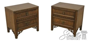 F59973EC: Pair DIXIE Shangri-La Modern Design Nightstands - Picture 1 of 12