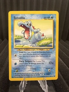Totodile 81/111 - Neo Genesis Unlimited Edition - WOTC Pokemon LP - Picture 1 of 2