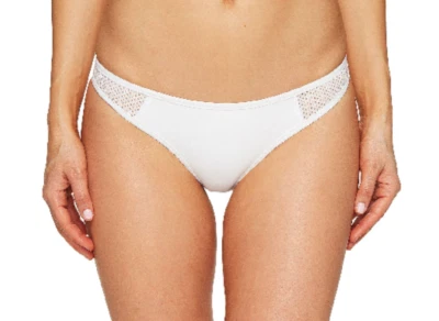 Stella McCartney L130323 (White) Neoprene Mesh Bikini Bottom Women's Size L - Image 1 of 3