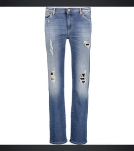 Armani Jeans jeans women's J15 distressed - SLIM GIRL FIT, running big - Picture 1 of 13