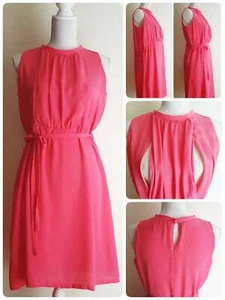 Clearance Sales!! Stylish Practical Maternity Breastfeeding 2in1 Dress Hot Pink - Picture 1 of 6