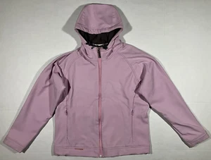 Salomon Jacke Fleece gefüttert Performance Mantel mit Kapuze Rosa Damen Größe L - Bild 1 von 16