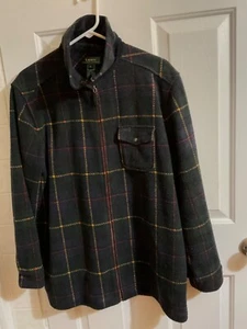 Lauren Ralph Lauren Damen XL Zip Up Pea Jacke, 100% Polyester. - Bild 1 von 4