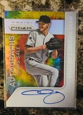 2015 Panini Prizm CHRIS SALE Tie-Dye Autographed SSP card #d/25 Auto MLB