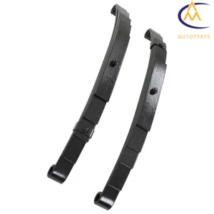 Pair of Trailer Leaf Spring 5 Leaf Double Eye 3000 lbs Cap For 6000 lbs Axle - Picture 1 of 12
