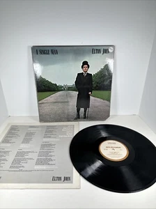 Elton John "A Single Man" LP Gatefold 1978 MCA Records MCA-3065 Insert/Lyrics - Picture 1 of 9