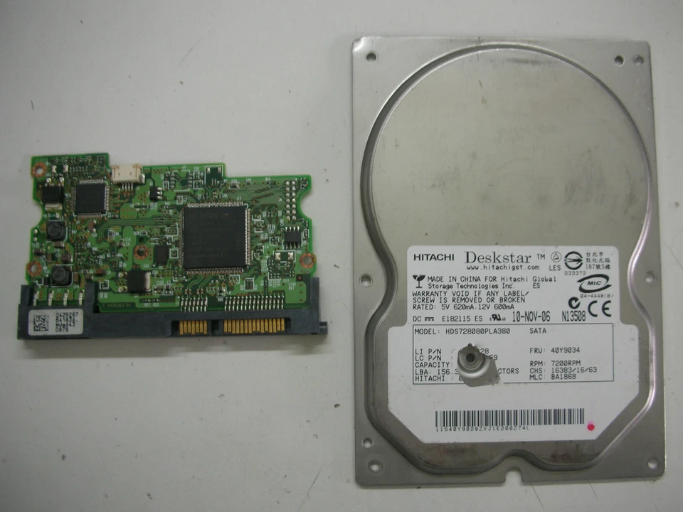 Electronics PCB for Hitachi Deskstar 80gb HDS728080PLA380 F 0A30363 01 3,5 " - Image 1 of 1