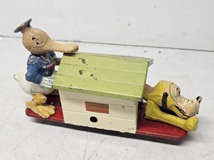 Original Lionel Donald Duck Pluto #1107 Rail Car 1936 Wind-Up to Restore - Picture 1 of 24