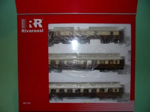 RIVAROSSI coffret 3 voitures CIWL FLECHE D'OR HR4136 NEUF - Picture 1 of 7