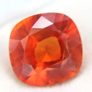 9.10 Ct Cushion Cut Loose Gemstones Spessartite Mandarin Natural Garnet Namibia - Picture 1 of 8