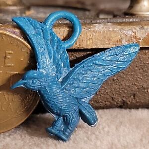 New ListingVintage Celluloid Blue Eagle Bird charm prize jewelry