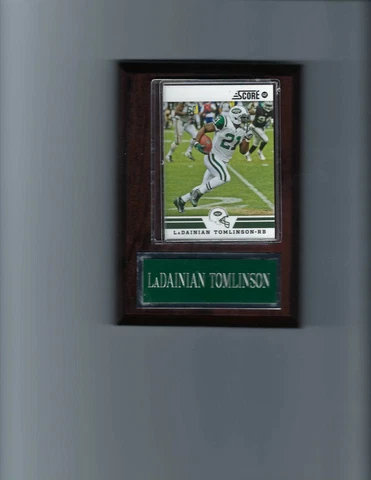 LADAINIAN TOMLINSON PLAQUE NEW YORK JETS NY FOOTBALL NFL   C Cover