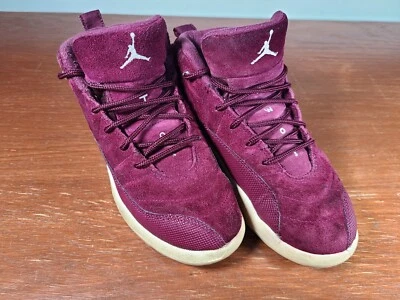 Nike Air Jordan 12 XII Retro Burdeos Blanco 151186-617 Juvenil Talla 3Y Mujer 4.5 Foto 1 de 4