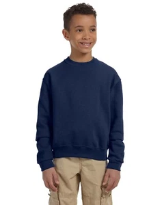 Jerzees 562B Youth NuBlend Crewneck Sweatshirt - Picture 1 of 24