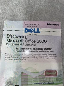 Microsoft Office 2000 Premium & Professional- With Product Key, Sleeved, Sealed - Picture 1 of 2