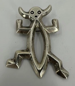 Broche Frances Jones Kachina 925 firmado - Imagen 1 de 3