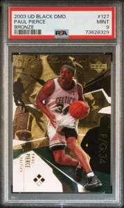 UD 2003 diamante negro bronce #127 Paul Pierce 86/100 PSA 9 no superior pop 1 - Imagen 1 de 2