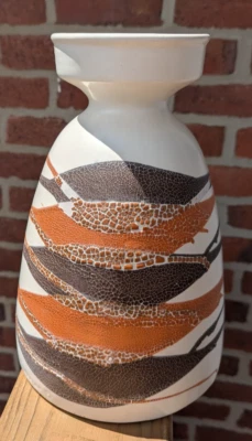  Royal Haeger Earth Wrap Vase Mid Century Modern Vntg (As Found) - Image 1 of 4