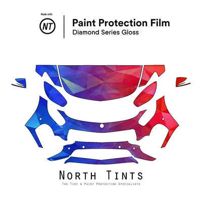 Sujetador transparente película protección pintura precortada Mercedes Benz AMG GT GTS 16-2017 Foto 1 de 4