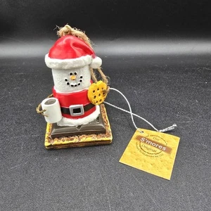 The Original SMORES Santa Claus Hot Cocoa Cookie Midwest Christmas Ornament - Picture 1 of 7