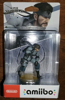 Super Smash Bros Snake Amiibo Metal Gear Wii U Switch 3DS L@@K - Imagem 1 de 2