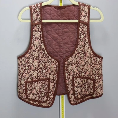 Free People 绗缝花卉背心波西米亚 Cottagecore 样品尺寸 S — 第 1/4 张图片