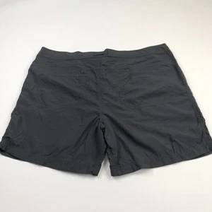 Mountain Hardwear 42 (Fit 42W) Belted Hiking Trek Trail Nylon 7" Shorts Gray - Picture 1 of 7