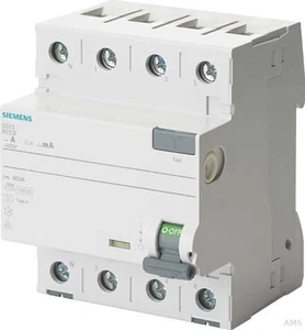 Siemens 5SV33446KL Siemens Dig.Industr. FI-Schutzschalter A 4polig 40 A 0.03 A 4 - Bild 1 von 1