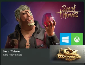 Sea of Thieves Rare Ruby Emote 2025 40th Anniversary Edition Exclusive Xbox/PC - Picture 1 of 1