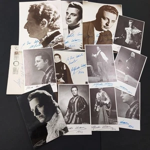 Lotto di 12 cartoline autografe del tenore Kraus 1972. Buono - Picture 1 of 6